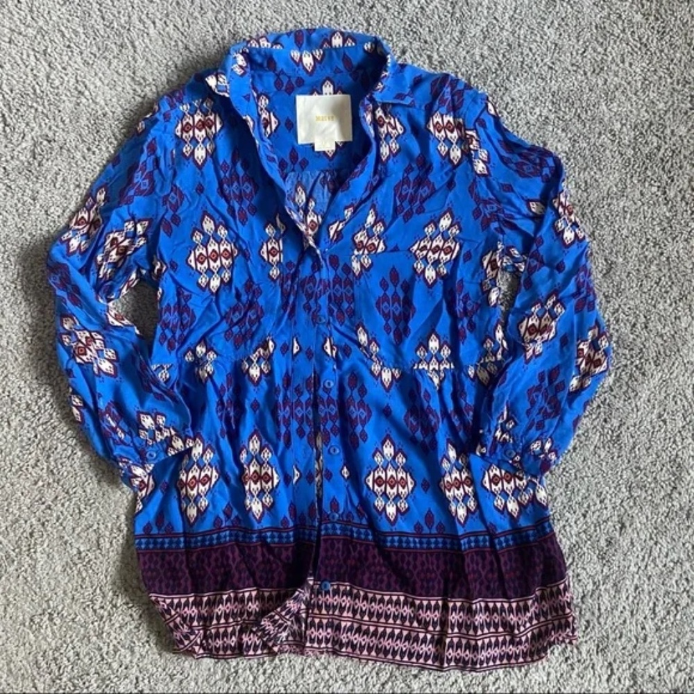 Maeve Woodland Walk Aztec Shirt